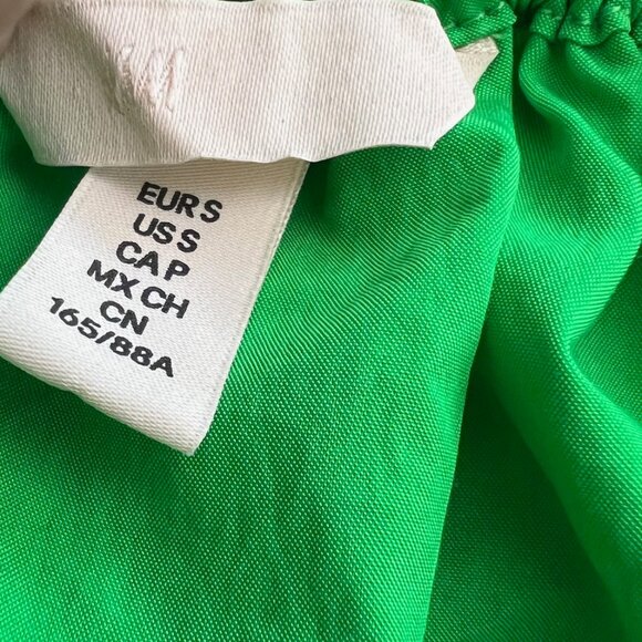 NEW H&M Cotton Blend Open Back Mini Dress, Size S - Picture 16 of 16